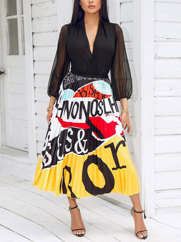Cartoon Pleated Skirts