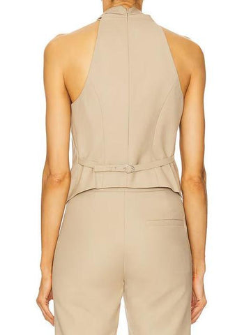 Cross Halter Neck Vest Top