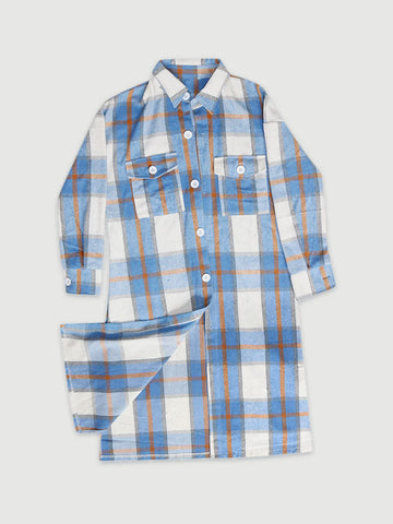 Plaid Button Down Cotton Cardigans