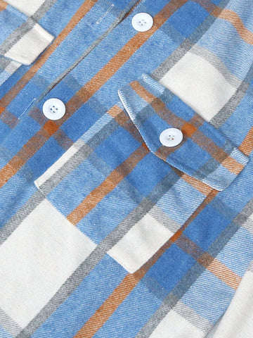 Plaid Button Down Cotton Cardigans