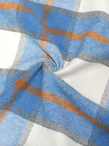 Plaid Button Down Cotton Cardigans