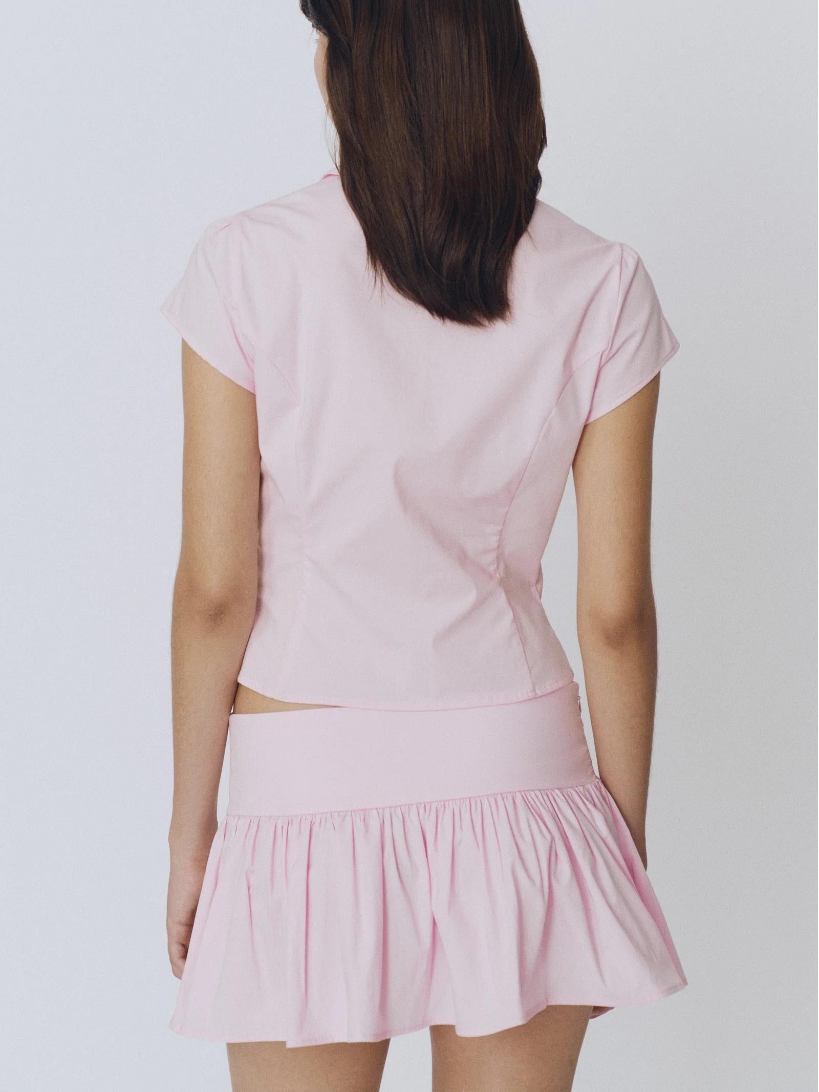 Linda Pink Skirt Set