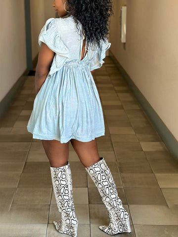 Boho Cotton Mini Dresses