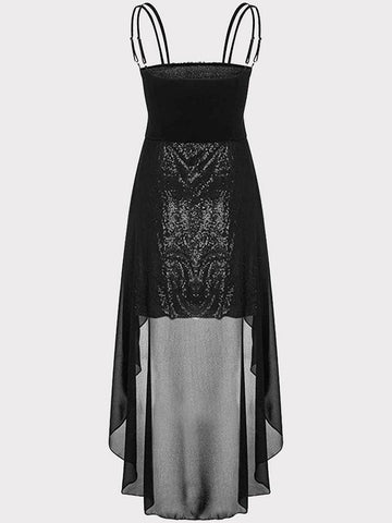 High Low Sequin Maxi Cocktail Dresses