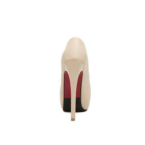 Stiletto Platform Closed Toe Women's Prom Heels