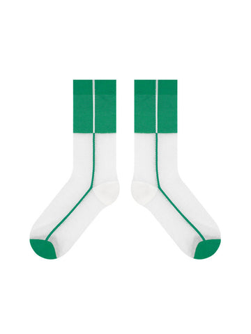 Ultra-Thin Sheer Crystal Glass Silk Socks