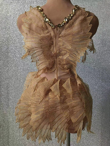Fairy Mesh Rhinestone Dresses