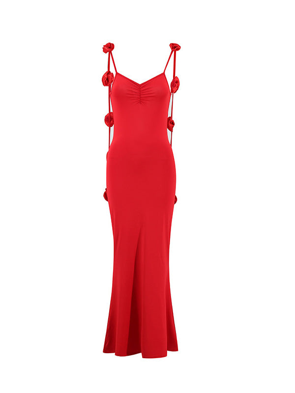 Rose Strap Gown Dresses
