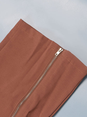 Zipper Cargo Pocket Utility Jumpsuits