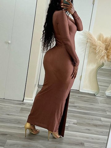 Tie Front Bodycon Dresses