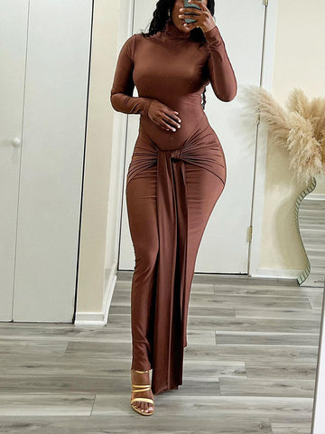 Tie Front Bodycon Dresses