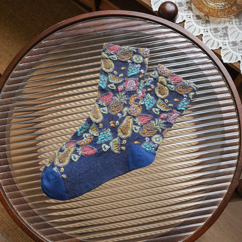 5 Pairs Ethnic Style Socks