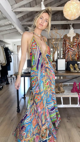 Bohemian Resort Maxi Dress