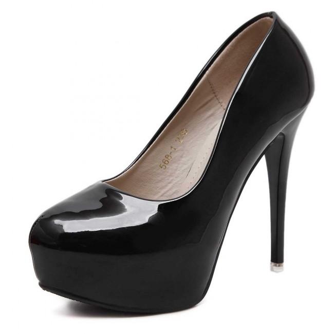 Women's Round Toe Stiletto Prom Heels