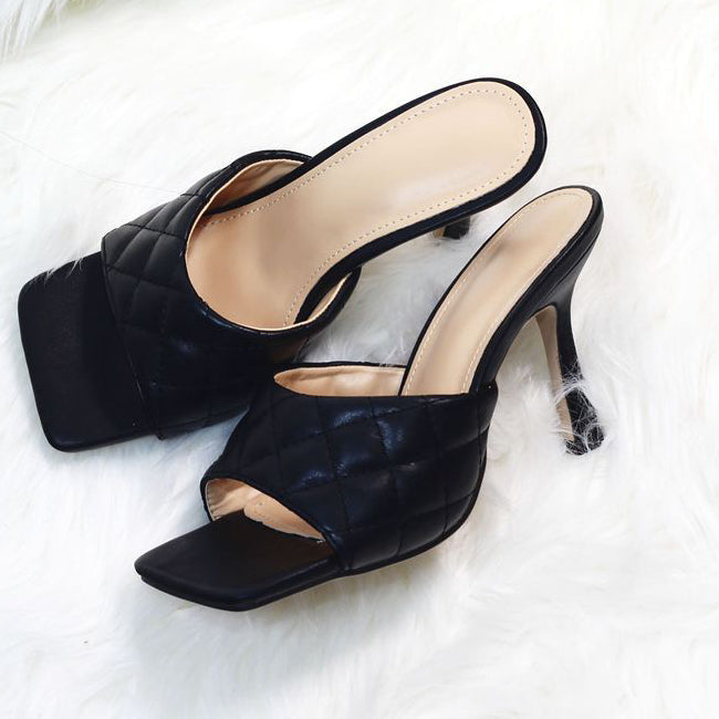 Women's Faux Leather Open-toe Sandals