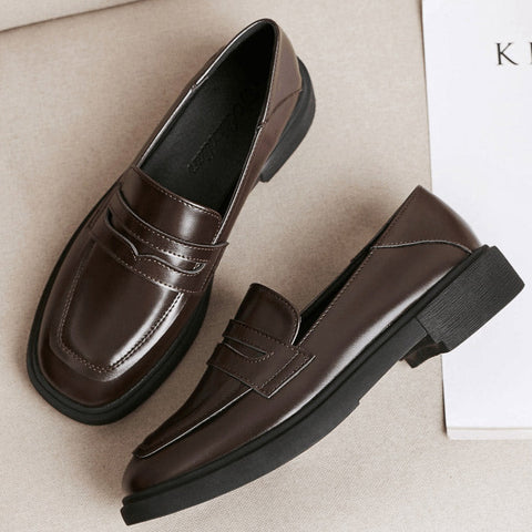 PU Flat Heel Flats Closed Toe Shoes