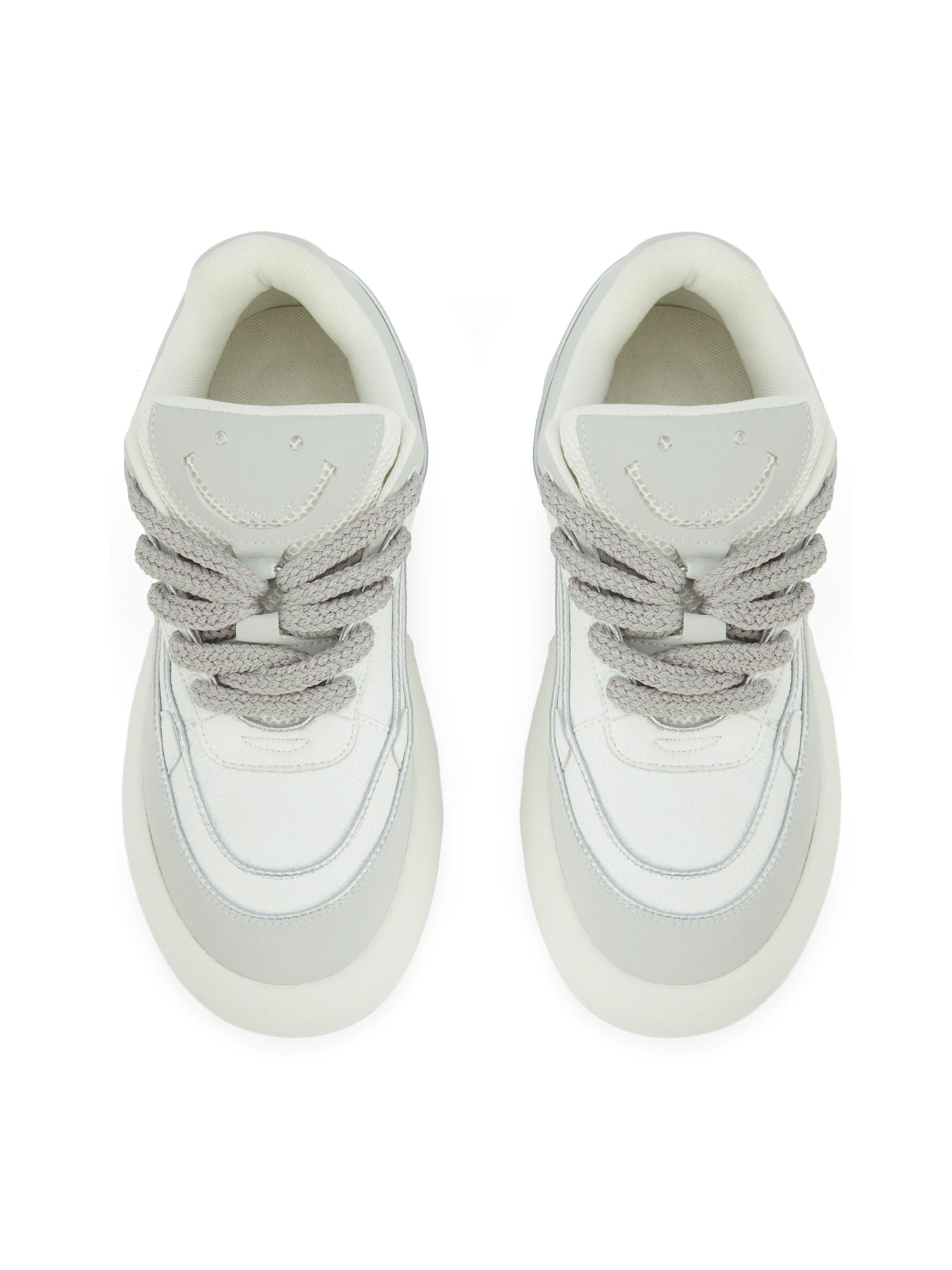 Smiley Face Platform Street Rap Sneakers