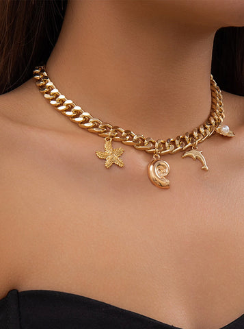 Ocean-themed Pendant Necklace