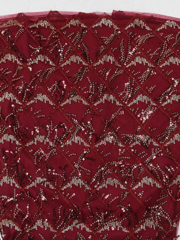 Sequin Fringed Gown Maxi Dresses