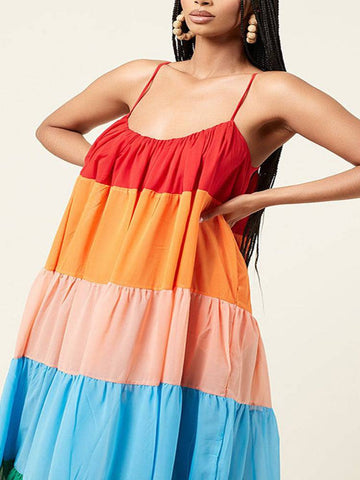 Rainbow Bella Maxi Dresses