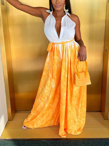 Sleeveless Ombre Jumpsuits