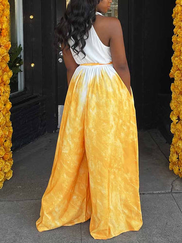 Sleeveless Ombre Jumpsuits