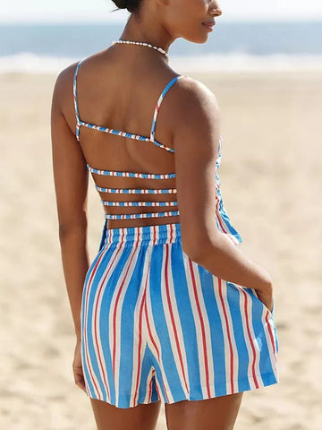 Charlie Striped Shorts Set