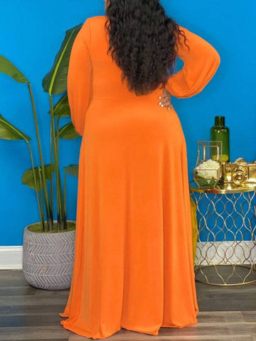 Side Split Drawstring Front Dresses
