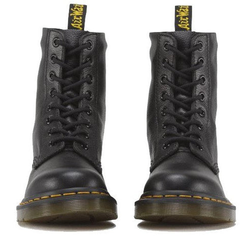 Round Toe PU Lace-up Combat Boots
