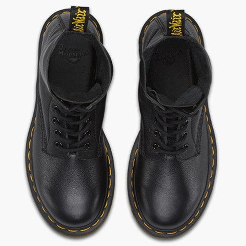 Round Toe PU Lace-up Combat Boots