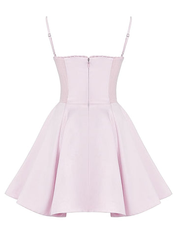 Ballerina Pink Tulle Mini Dress