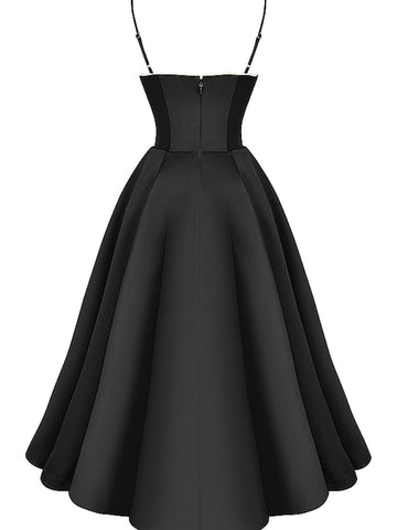 Black Tulle Midi Dress