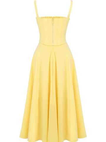 Sunshine Cotton Midi Sundress