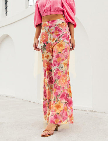 Tillie Wide Leg Pants â€?Alannah Print